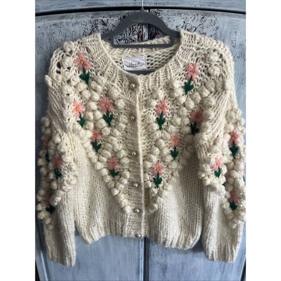Chicwish Sweaters - Chicwish Handmade with Love Cardigan Sweater Sm Boho Feminine Cottage Core